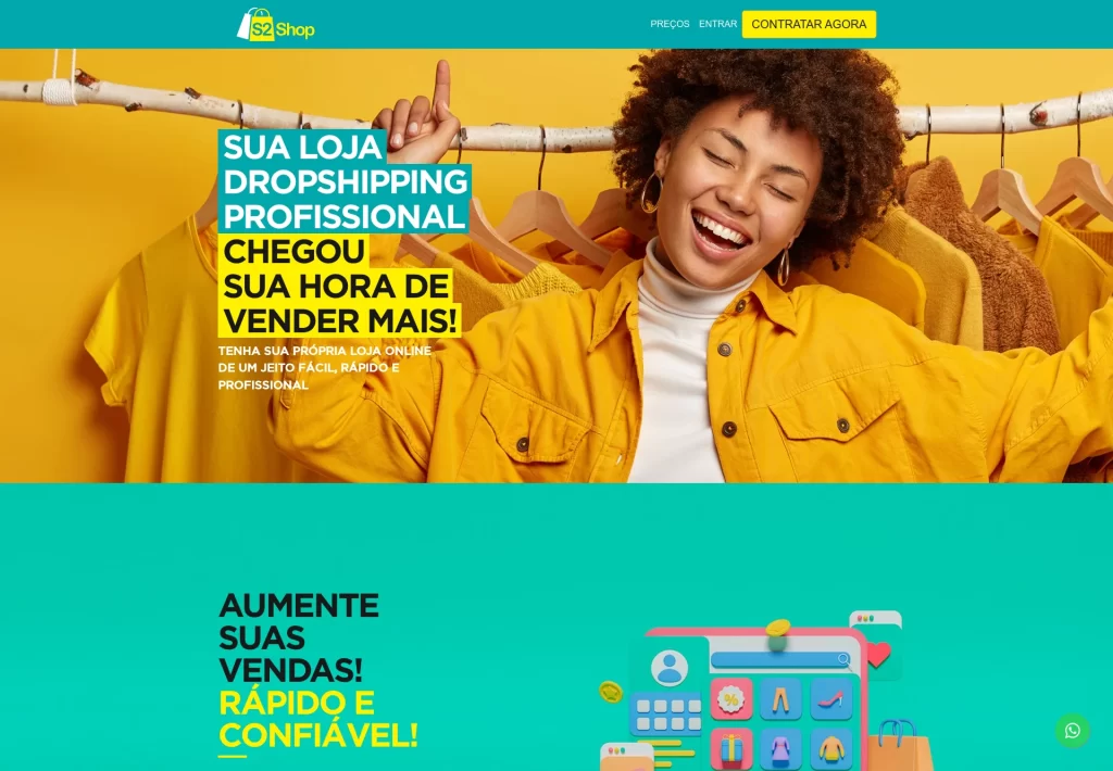 Preview do projeto S2 Shop